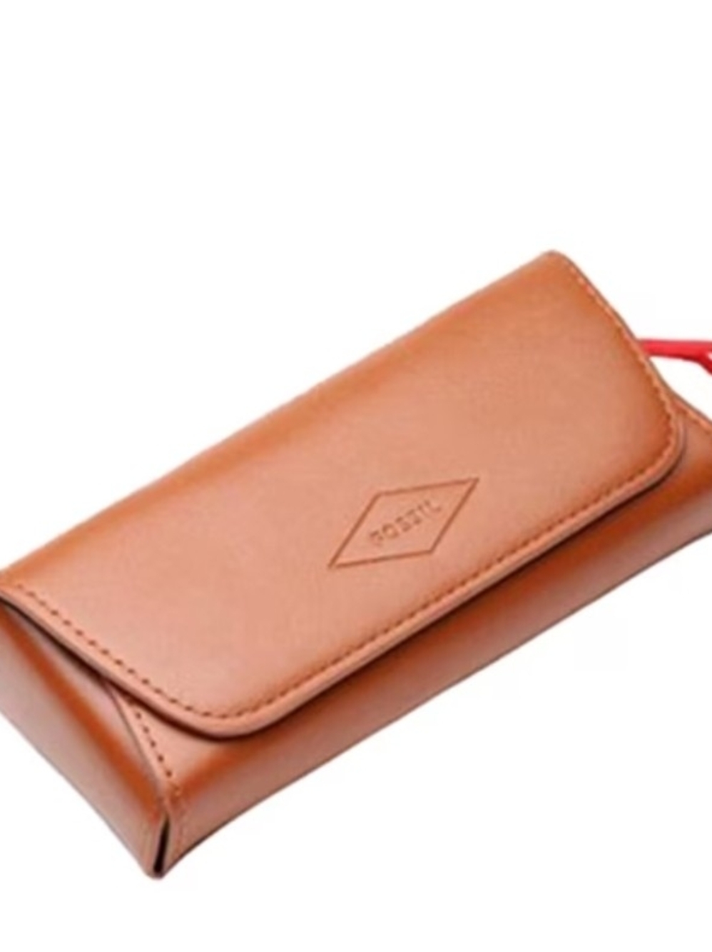 Fossil Brown Leather Sunglasses Case
